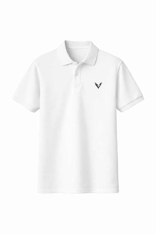 VÉLUXE Monarch Polo t shirt [White]